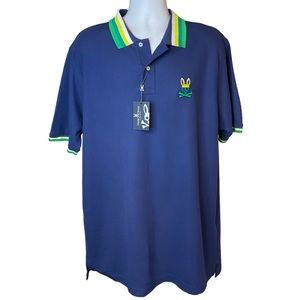 Psycho Bunny Men’s Collared Polo Shirt 8-XXL